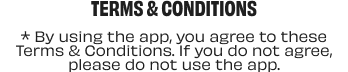 Terms and Conditions